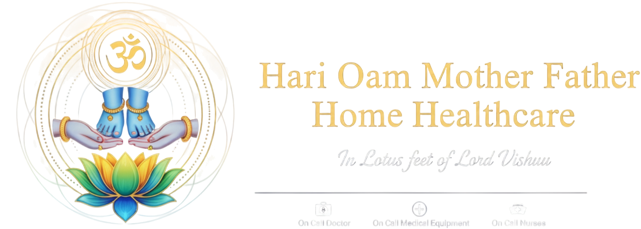 Hari Om Mother Father Home Healthcare logo